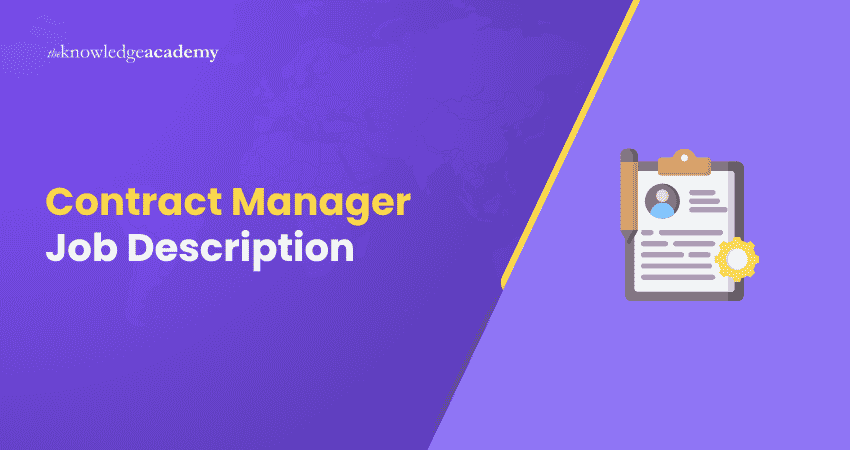 Contract Manager Job Description Contract Manager Job Description