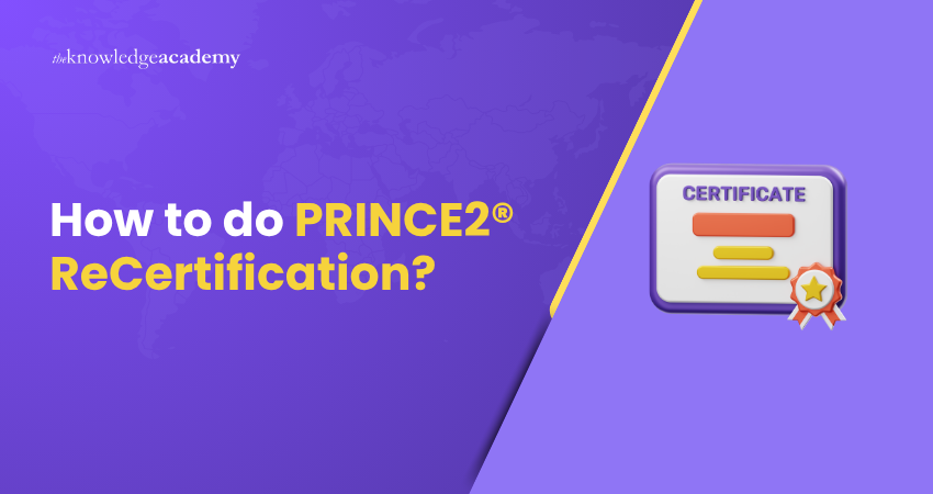 How To Do PRINCE2® Recertification - PRINCE2 Certification Renewal How To Do PRINCE2® Recertification - PRINCE2 Certification Renewal