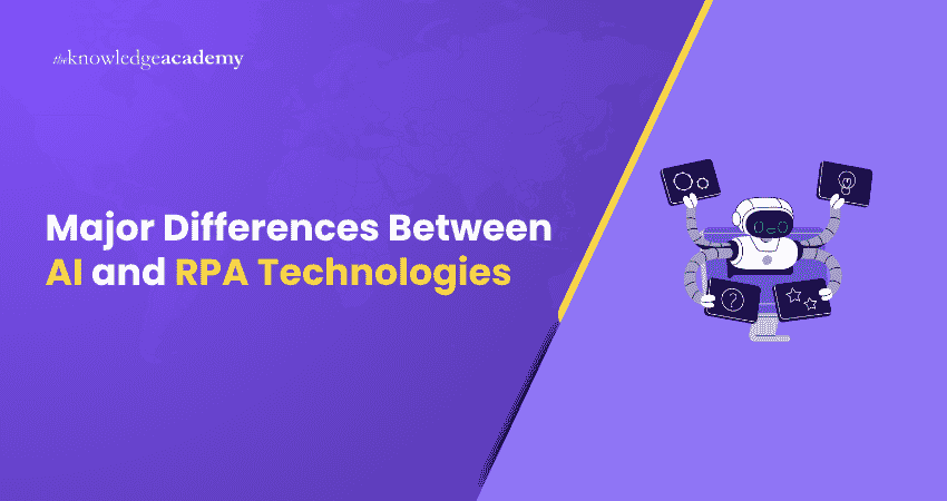Major Differences Between AI and RPA Technologies