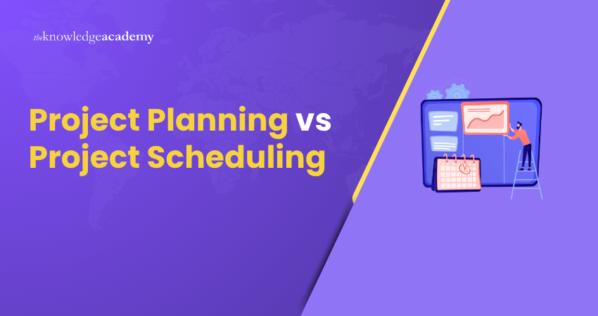 Project Planning vs Project Scheduling