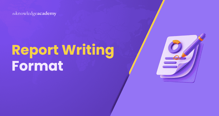 Report Writing Format Format for Report Writing