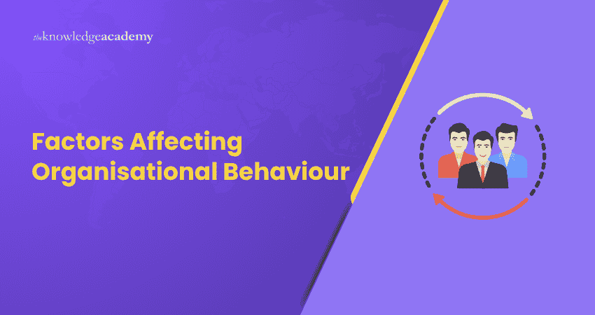Factors Affecting Organisational Behaviour Factors Affecting Organisational Behaviour