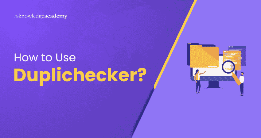How to Use Duplichecker