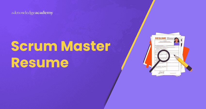 Scrum Master Resume Scrum Master Resume