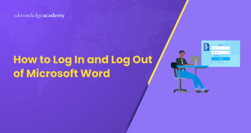 How to Log In and Log Out of Microsoft Word