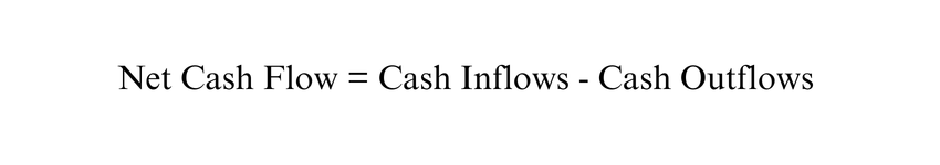 Net Cash Flow Net Cash Flow