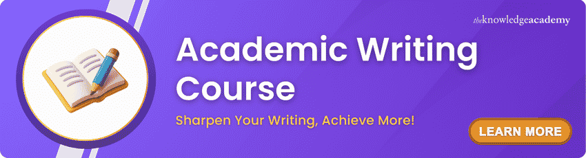 Academic Writing Course Academic Writing Training