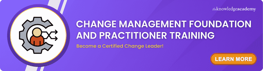 Change Management Foundation and Practitioner Training Change Management Foundation and Practitioner Training