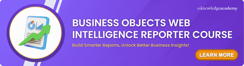 Business Objects Web Intelligence Reporter Course Build Smarter Reports, Unlock Better Business Insights