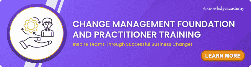 Change Management Foundation & Practitioner Training Join for the Best Change Management Foundation & Practitioner Training