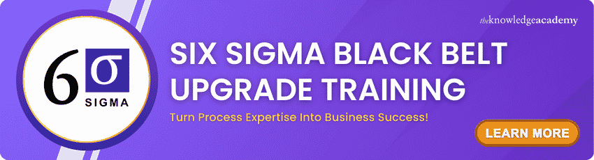 Six Sigma Black Belt Upgrade Training