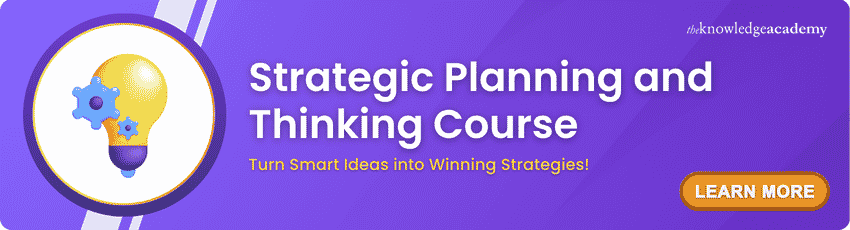 Strategic Planning and Thinking Course Strategic Planning and Thinking Course