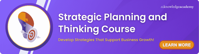 Join the best Strategic Planning and Thinking Course