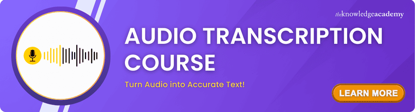 Audio Transcription Course