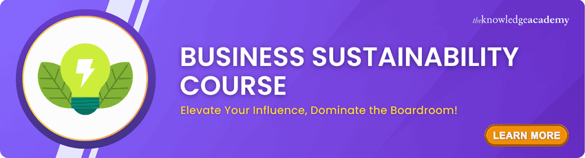 Business Sustainability Course Business Sustainability Course
