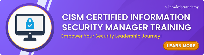 CISM Certified Information Security Manager Training CISM Certified Information Security Manager Training