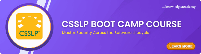 CSSLP Boot Camp Course CTA CSSLP Boot Camp Course CTA