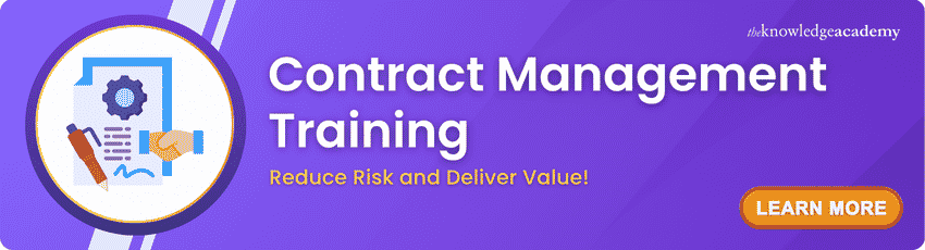 Contract Management Training Contract Management Course