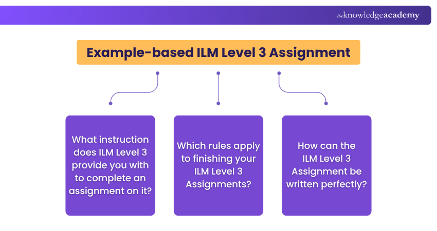 Example-based ILM Level 3 Assignment