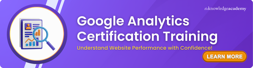 Google Analytics Certification Training Google Analytics Certification Training