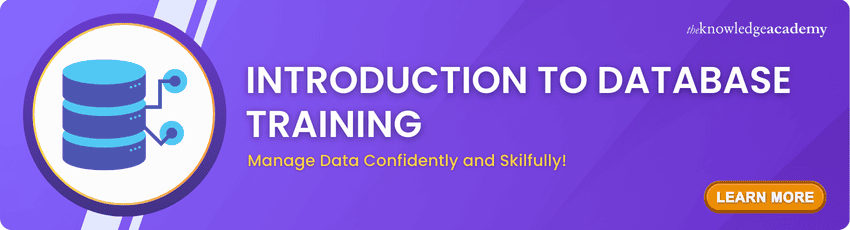 Introduction to Database Training Introduction to Database Training