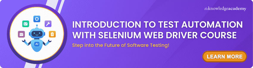 Introduction to Test Automation with Selenium Web Driver Course