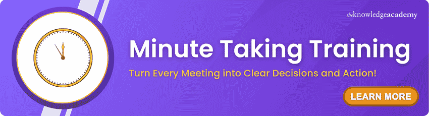 Minute Taking Training Minute Taking Training