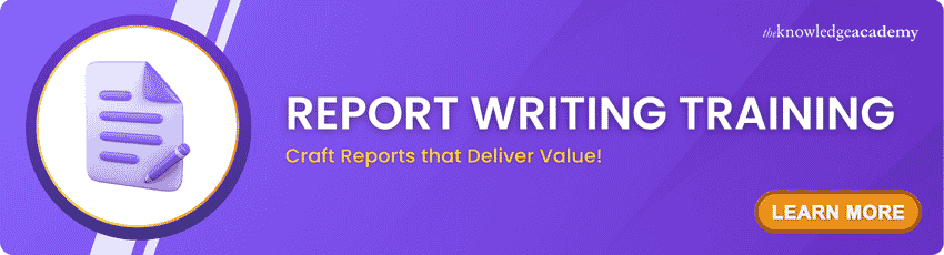 Report Writing Training Report Writing Course