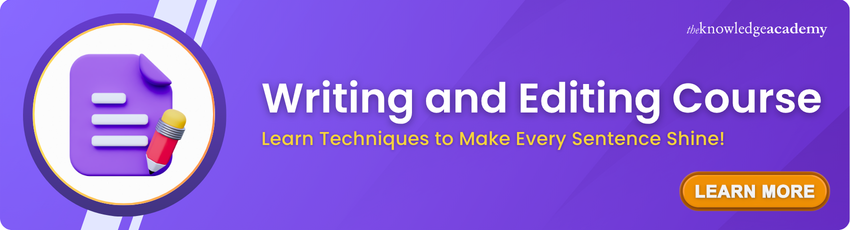 Writing and Editing Course Writing and Editing Training