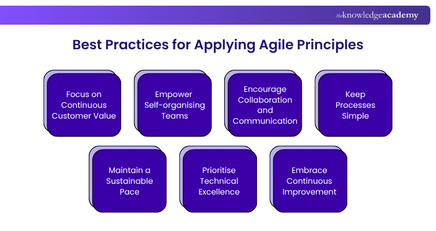 Best Practices for Applying Agile Principles Best Practices for Applying Agile Principles