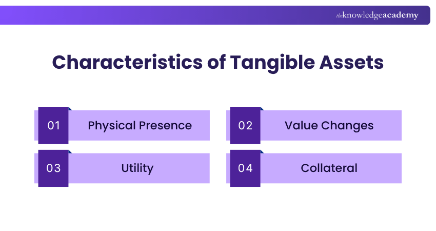 Key Characteristics of Tangible Assets Characteristics of Tangible Assets