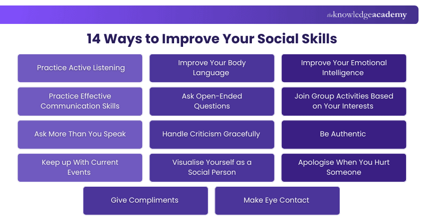 14 Ways to Improve Your Social Skills