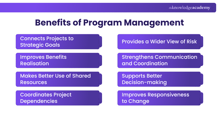 Benefits of Program Management Benefits of Program Management
