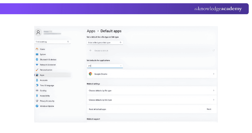 Default Apps Setting