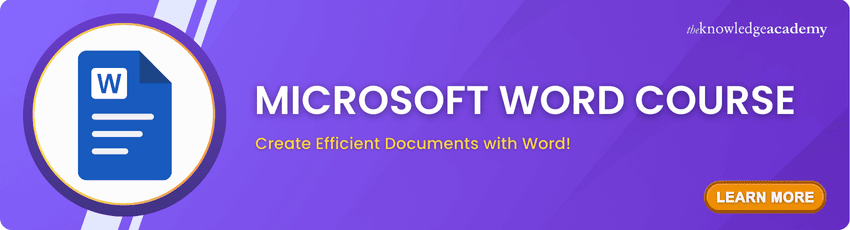 Microsoft Word Course