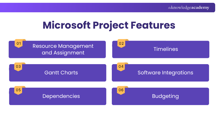 Features of Microsoft Project Microsoft Project Features