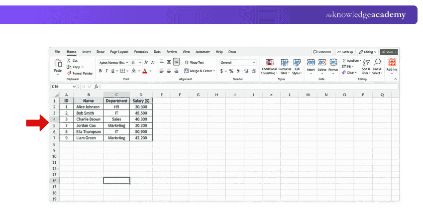 Identify the Hidden Rows How to Identify the Hidden Rows?