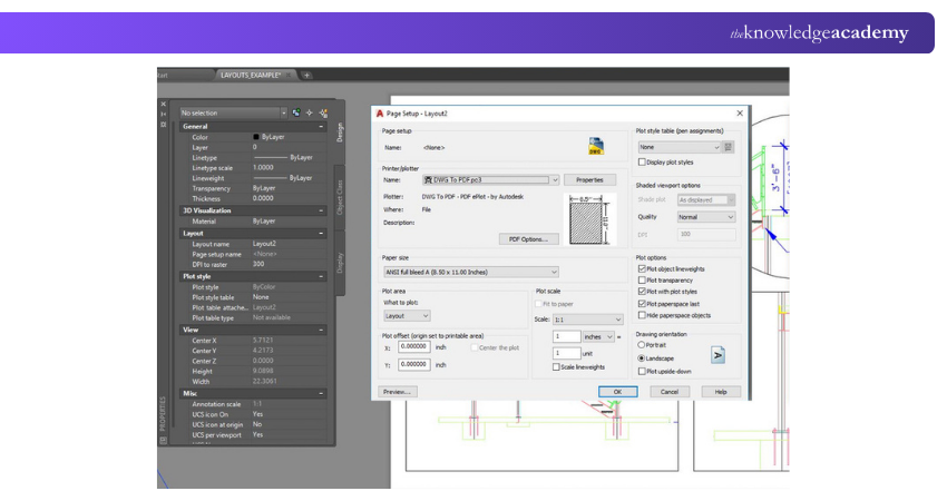 AutoCAD Layout Example AutoCAD Layout Example