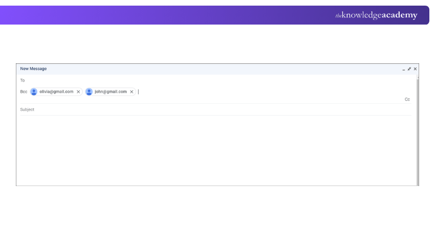BCC Field in Email Example
