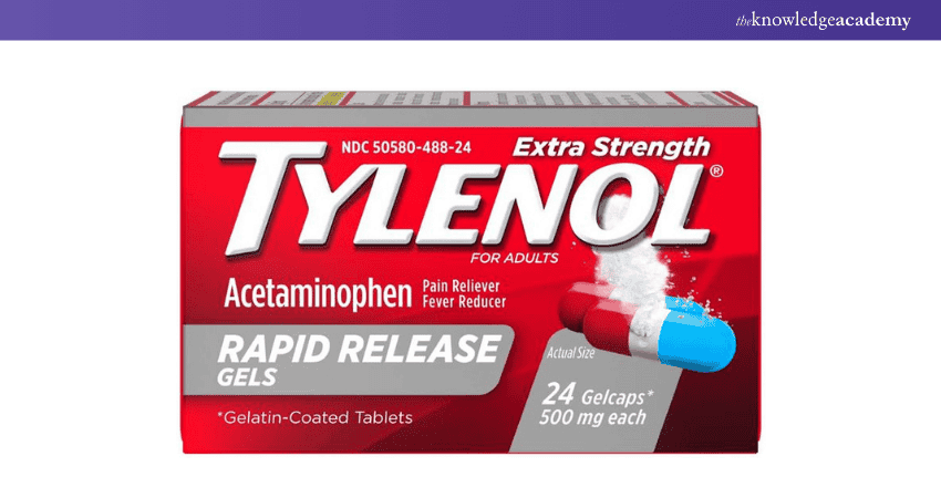 Brand logo of Tylenol