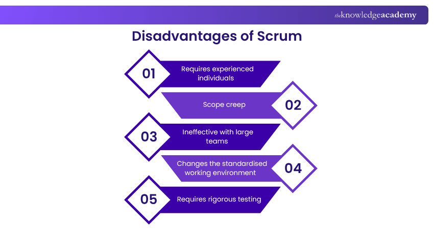 Disadvantages of Scrum