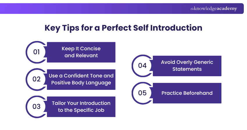 Key Tips for a Perfect Self Introduction Key Tips for a Perfect Self Introduction