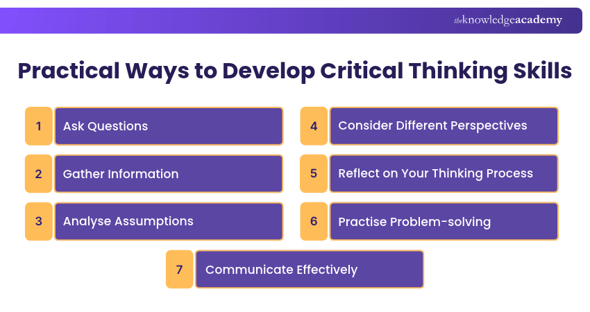 Practical Ways to Develop Critical Thinking Skills Developing Critical Thinking Skills Explained