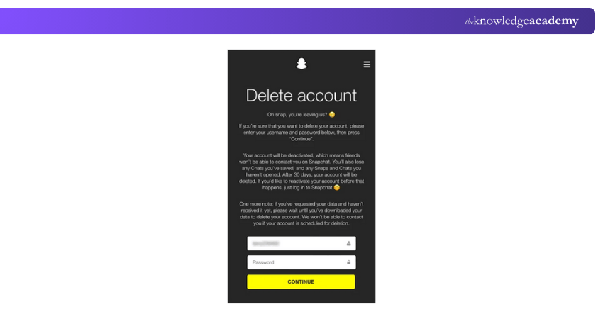 Re-enter your password and click Continue