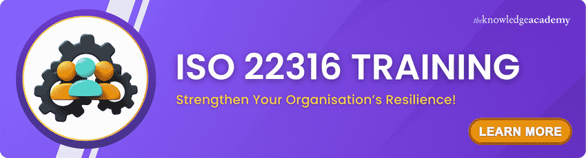 ISO 22316 Training Sign up for the best ISO 22301 Training