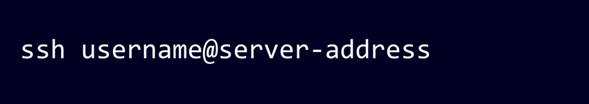 SSH Connection Command SSH Connection Command