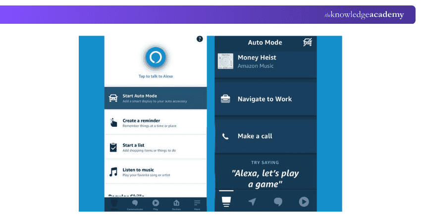 Alexa App Interface Alexa App Interface