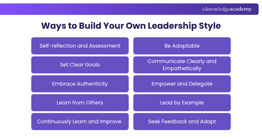 Ways to Build Your Own Leadership Style