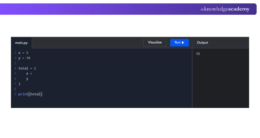 Python Multiline Statements in Interactive Mode Using Multiline Statements in Python Interactive Mode