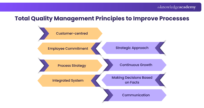 Total Quality Management Principles to Improve Processes Principles of TQM